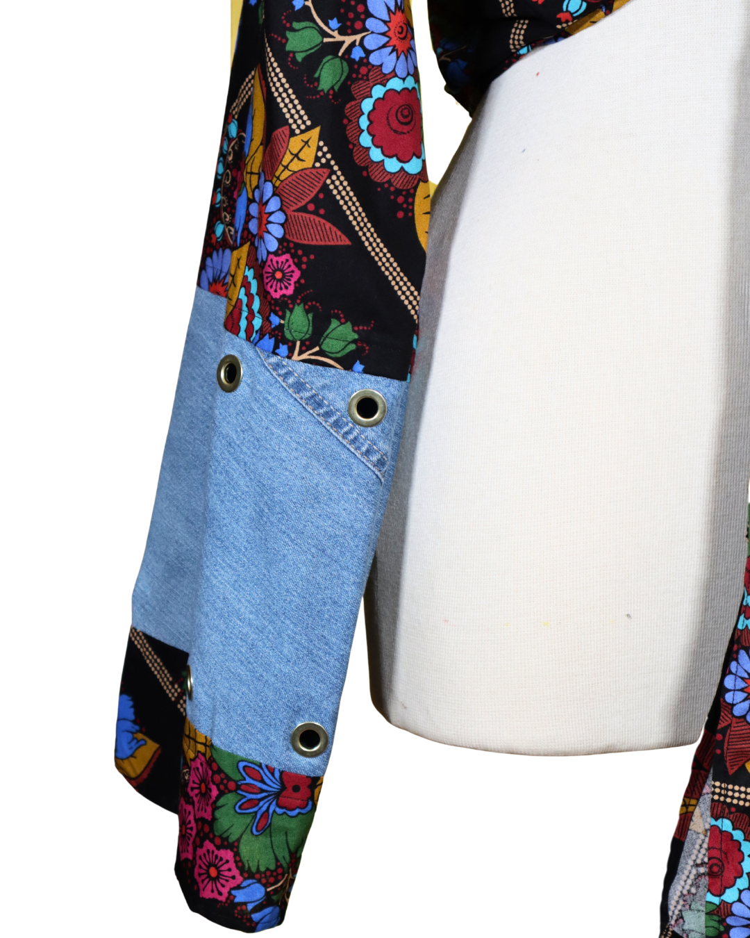 Wrap Me Up w/grommets + Denim Panels